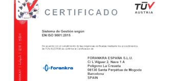 UNE-EN ISO 9001: 2015