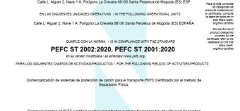 Certificat PEFC